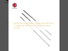 801439 IX6 Lama da taglio ️ doppio foro 310x7x2mm e singolo foro 308x7x2mm per l'industria tessile e della biancheria