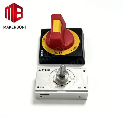 comprare 311273 Interruttore a maniglia rotante montato su porta con capacità di blocco/tagging e codificato in rosso/giallo per interruttori Lectra & Eaton NZM1 online manufacture