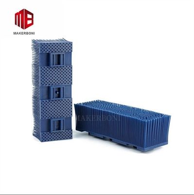 Blocco di pennello di nylon blu per la macchina da taglio automatico Kuris 148 x 50 x 43 mm