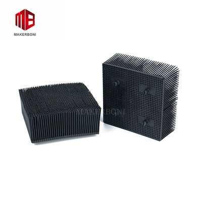 060548 70144014 mattoni in nylon nero con piede rotondo per bullmer