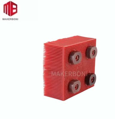 Blocco setole in nylon rosso per macchine da taglio Vector VT5000 VT7000 | Spazzola industriale