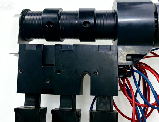 Braccio Affilatore con Motore DC 24V e Dita Meccaniche a Molla per Morgan NEXT 90 – Sostituzione Attuatore Industriale